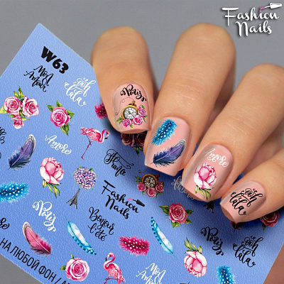 Fashion Nails, Слайдер-дизайн W63