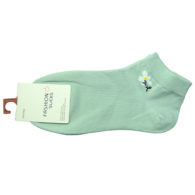 JYC-B, носки женские, цвет: зелёный, размер 36-38