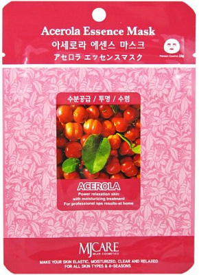 Mijin Essence Mask, Маска тканевая для лица ацерола (23 гр)