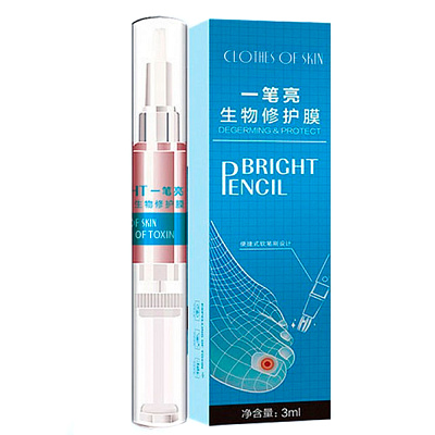 Clothes Of Skin, Карандаш для лечения грибка ногтей Bright Pencil, 3ml