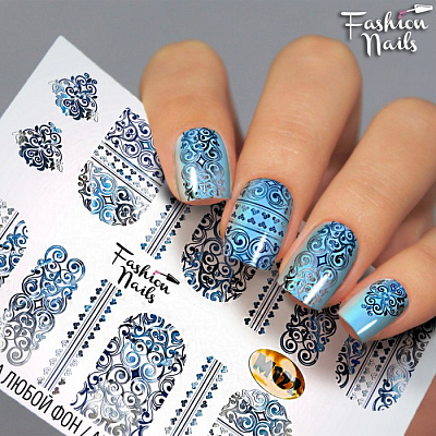 Fashion Nails, Слайдер-дизайн M122