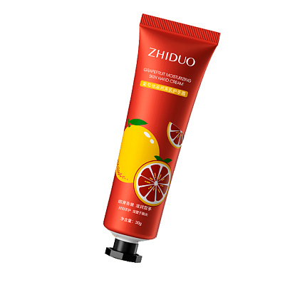 ZHIDUO, Крем для рук увлажняющий Грейпфрут Grapefruit Hand Cream, 30гр