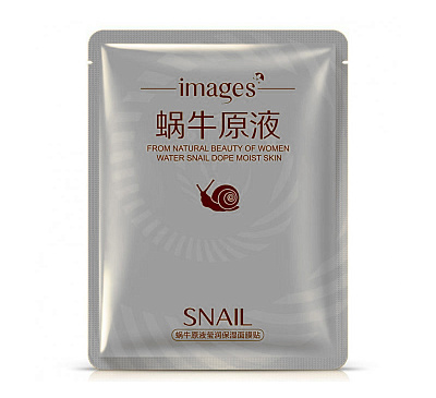 Images, Увлажняющая тканевая маска с фильтратом улитки From Natural Beauty of Women Water Snail Dope Moist Skin, 30г