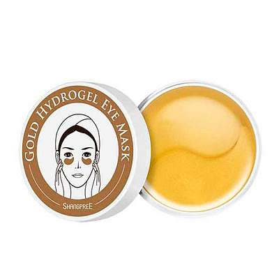 Патчи для кожи вокруг глаз с золотом Shangpree Gold Hydrogel Eye Mask, 60 шт