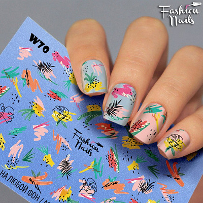 Fashion Nails, Слайдер-дизайн W70