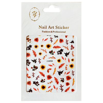 Nail Art Sticker, 2D стикер Z-D3928