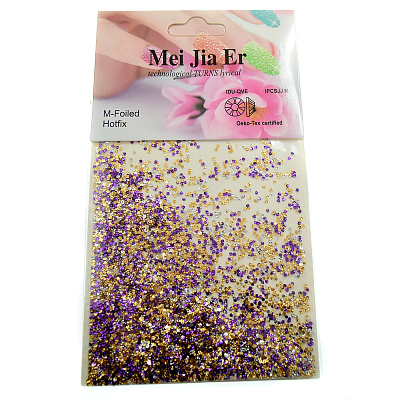 Mei Jia Er, чешуя мелкая, цвет: бронза-фиолетовый, 3 гр
