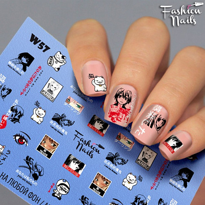 Fashion Nails, Слайдер-дизайн W57