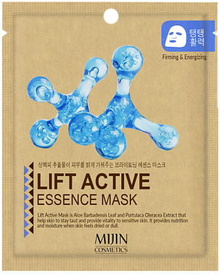 NEW MIJIN, Маска тканевая Lift Active Essence Mask (лифтинг уход) 25 гр