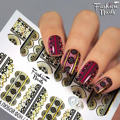 Fashion Nails, Слайдер-дизайн G26