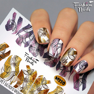 Fashion Nails, Слайдер-дизайн M220