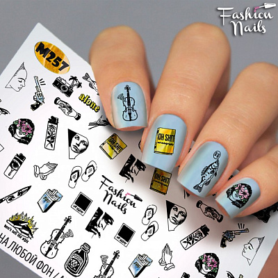 Fashion Nails, Слайдер-дизайн M257