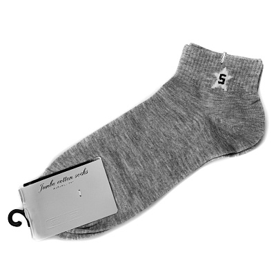 Junbo, носки мужские, цвет: Светло-серый, размер 40-44