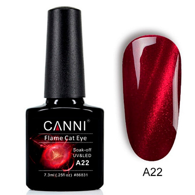 Canni, гель-лак Flame Cat Eye № A22