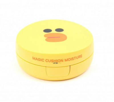 Missha Line Friends, Тональная маскирующая основа-кушон №21 Magic Cushion Moisture (15гр*2)