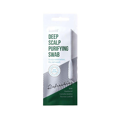 Petitfee, Очищающая пилинг-палочка для кожи головы KOELF Deep Scalp Purifying Swab (6 мл)