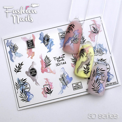Fashion Nails, Слайдер-дизайн 3D/144