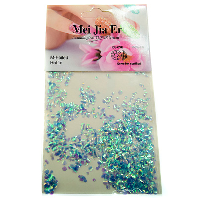 Mei Jia Er, чешуя крупная, цвет: фиолетово-голубой, 3 гр