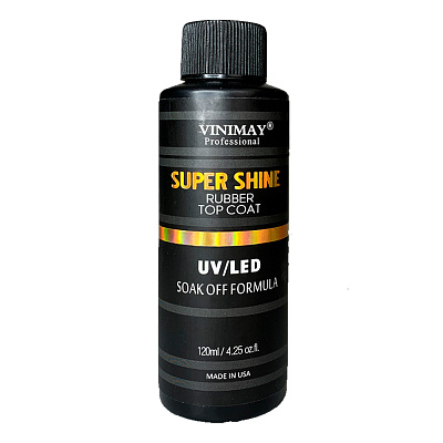 Vinimay, Топ каучуковый Super Shine, 120  мл.