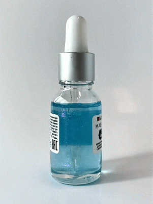 MILV. Укрепляющее масло для ногтей со смолой мастикового дерева и шиммером «COCONUT», 15 мл
