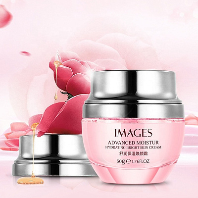 Images, Увлажняющий крем для лица с экстрактом Розы Advanced Moisturizing Beauty Cream, 50 г
